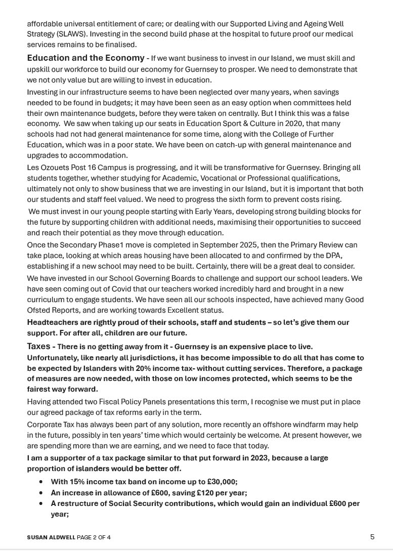 Candidate Aldwell 2025-2