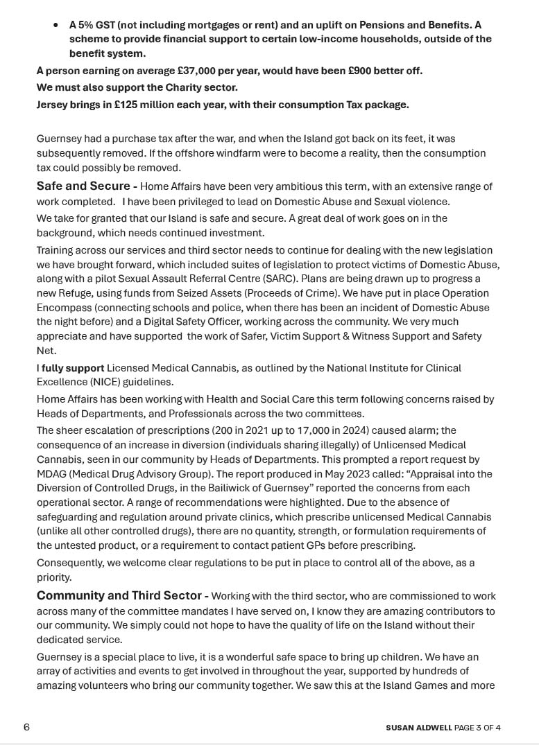 Candidate Aldwell 2025-3