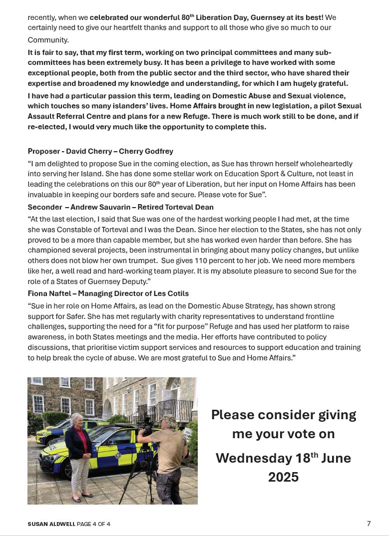 Candidate Aldwell 2025-2