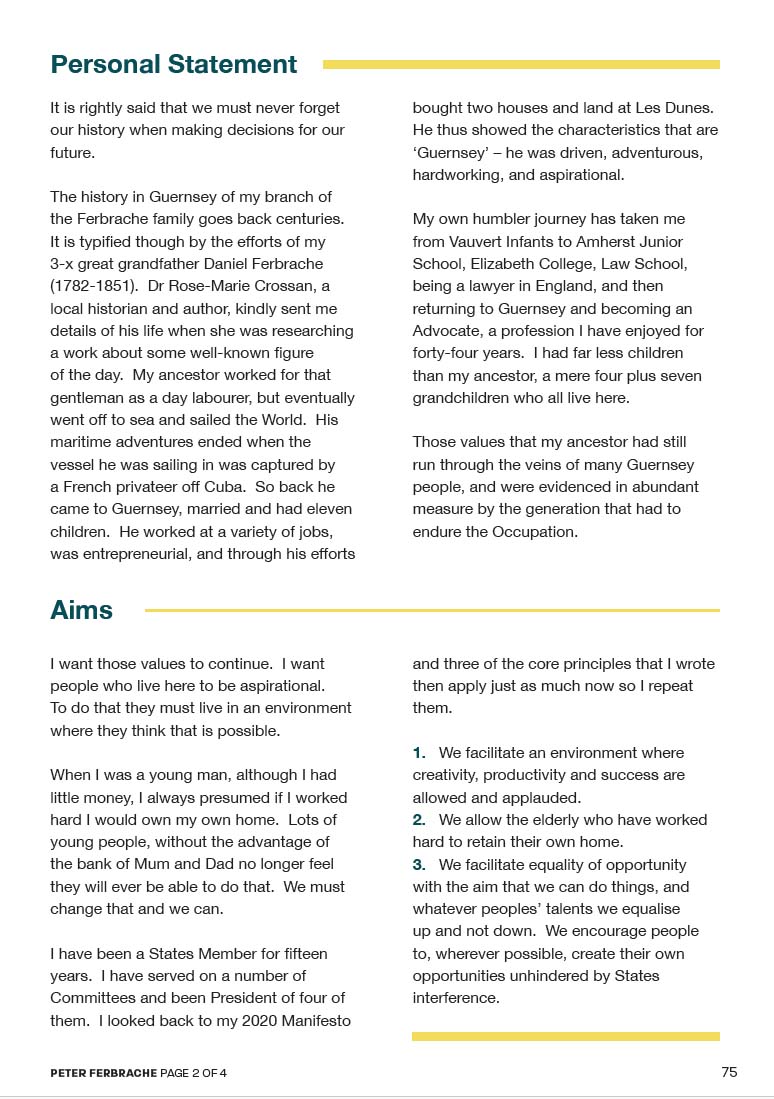 Candidate Ferbrache 2025-2