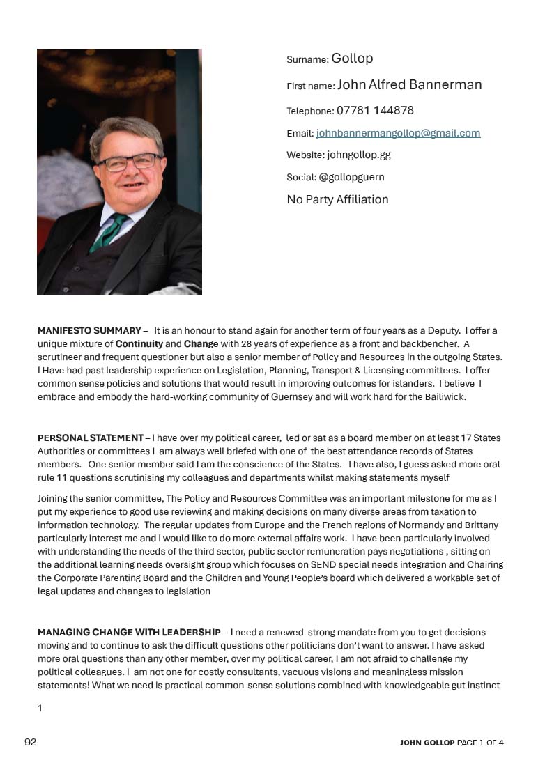 Candidate Gollop 2025-1