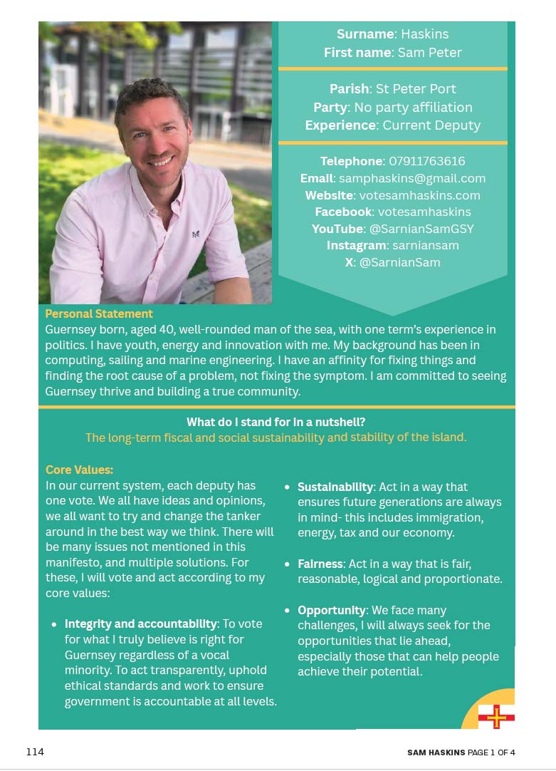 Candidate Haskins 2025-1