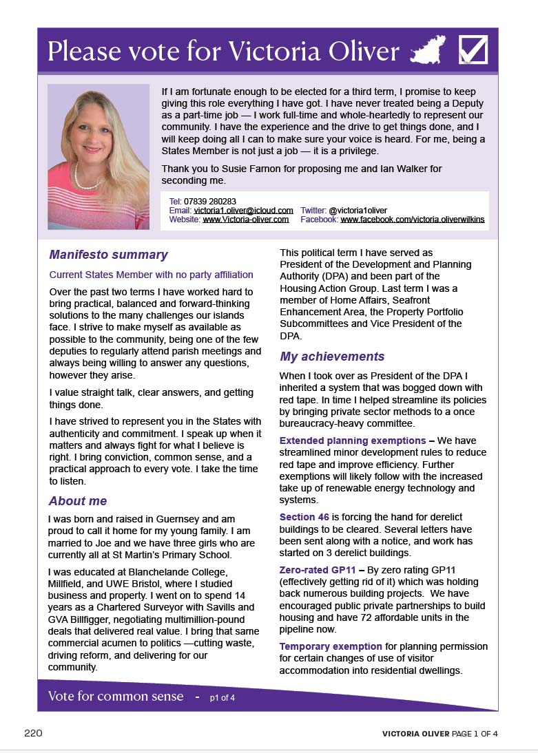 Candidate Oliver 2025-1