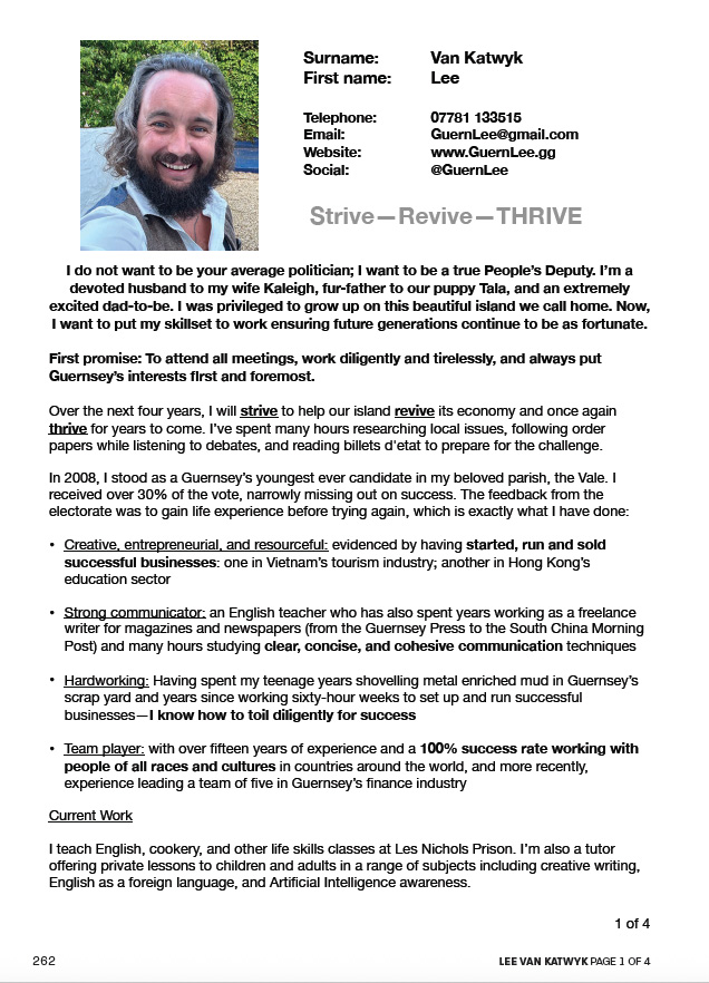 Candidate VanKatwyk 2025-1