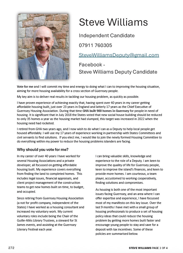 Candidate Williams 2025-1