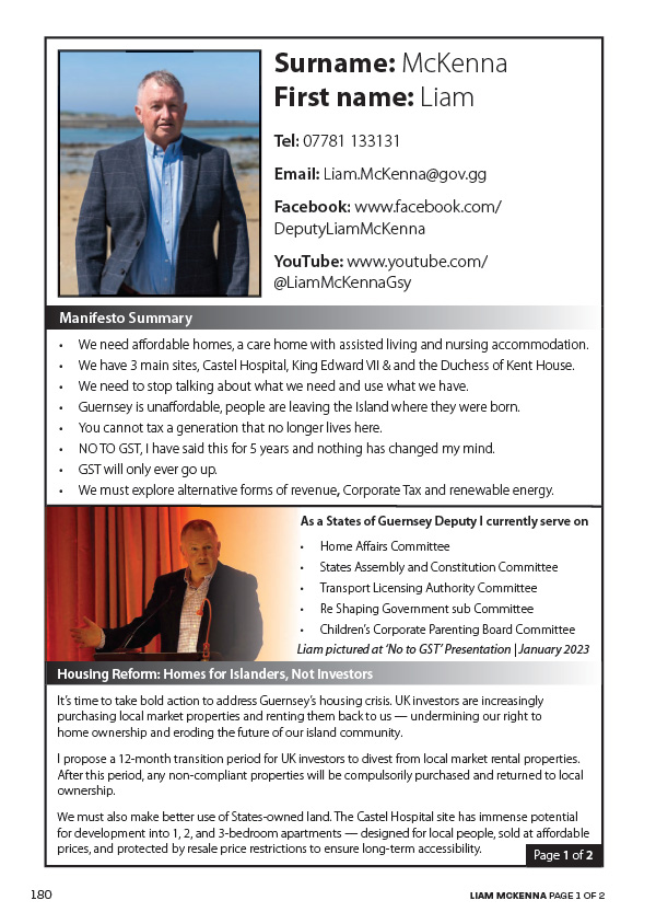 Candidate McKenna 2025-1