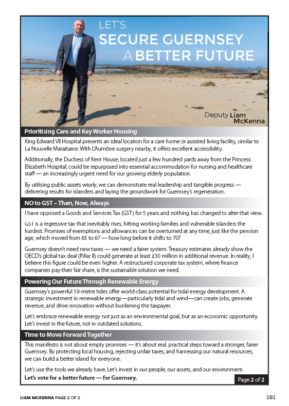 Candidate McKenna 2025-2