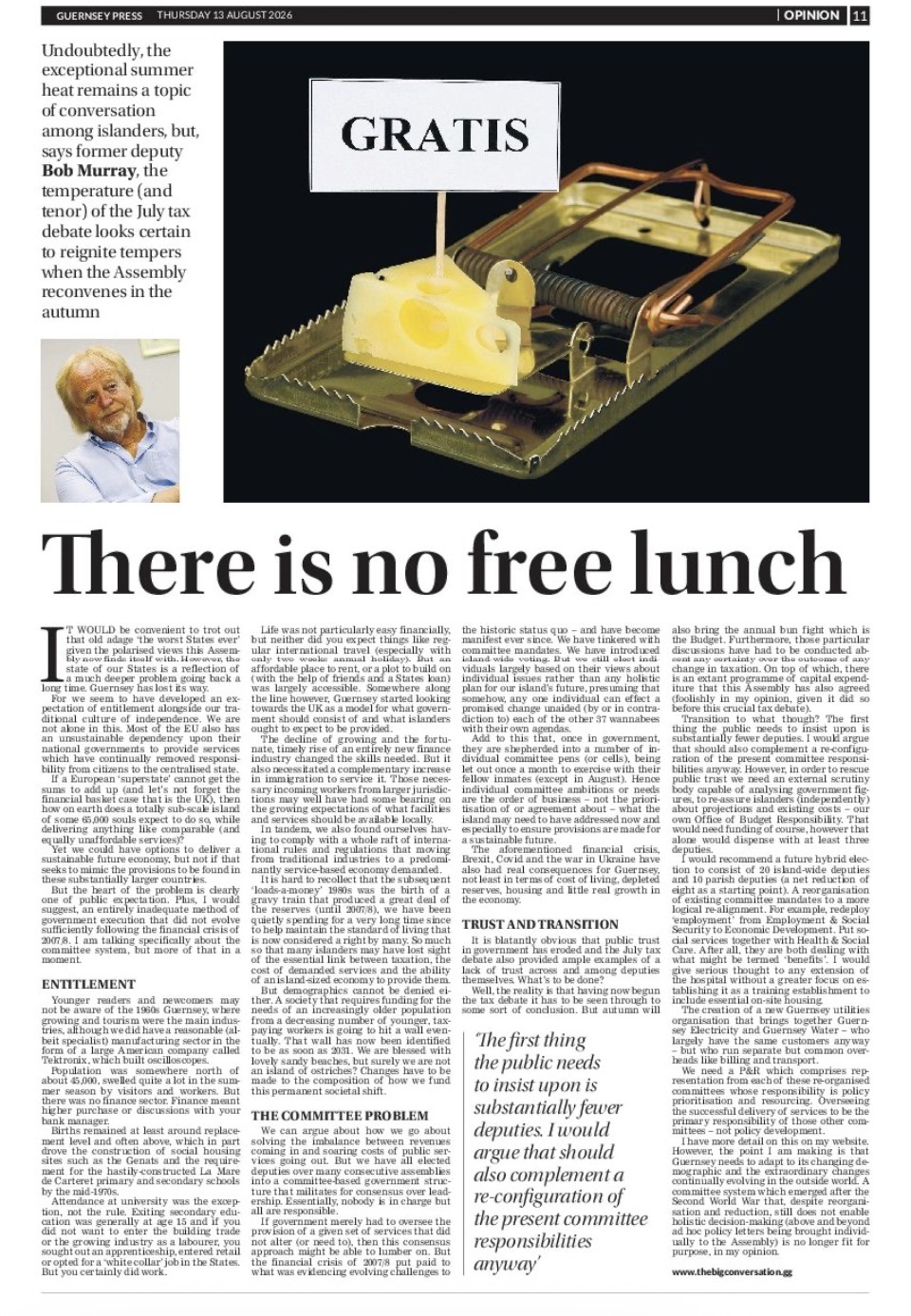 No Free Lunch